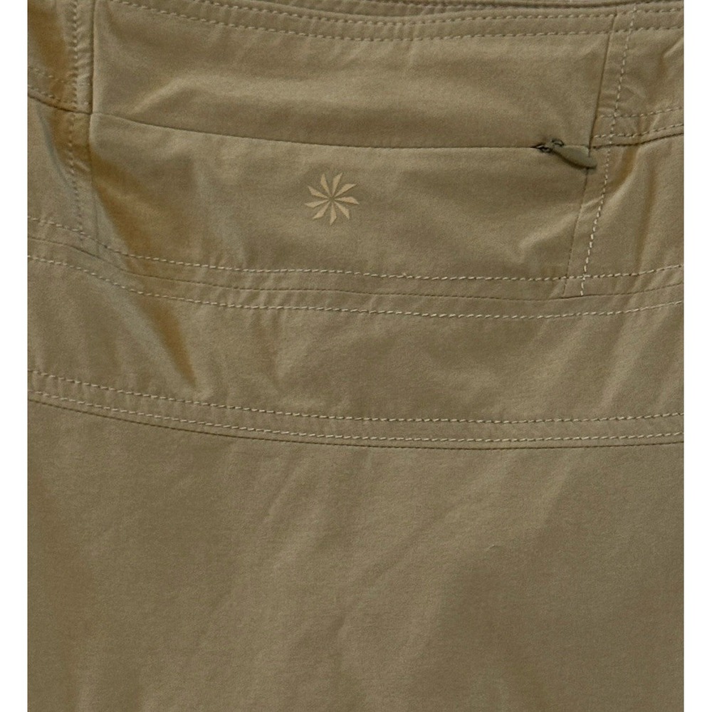 Athleta Women's Skort Sz 6 Taupe Khaki Skirt Shorts Tennis Pickle Ball Golf - Picture 6 of 9